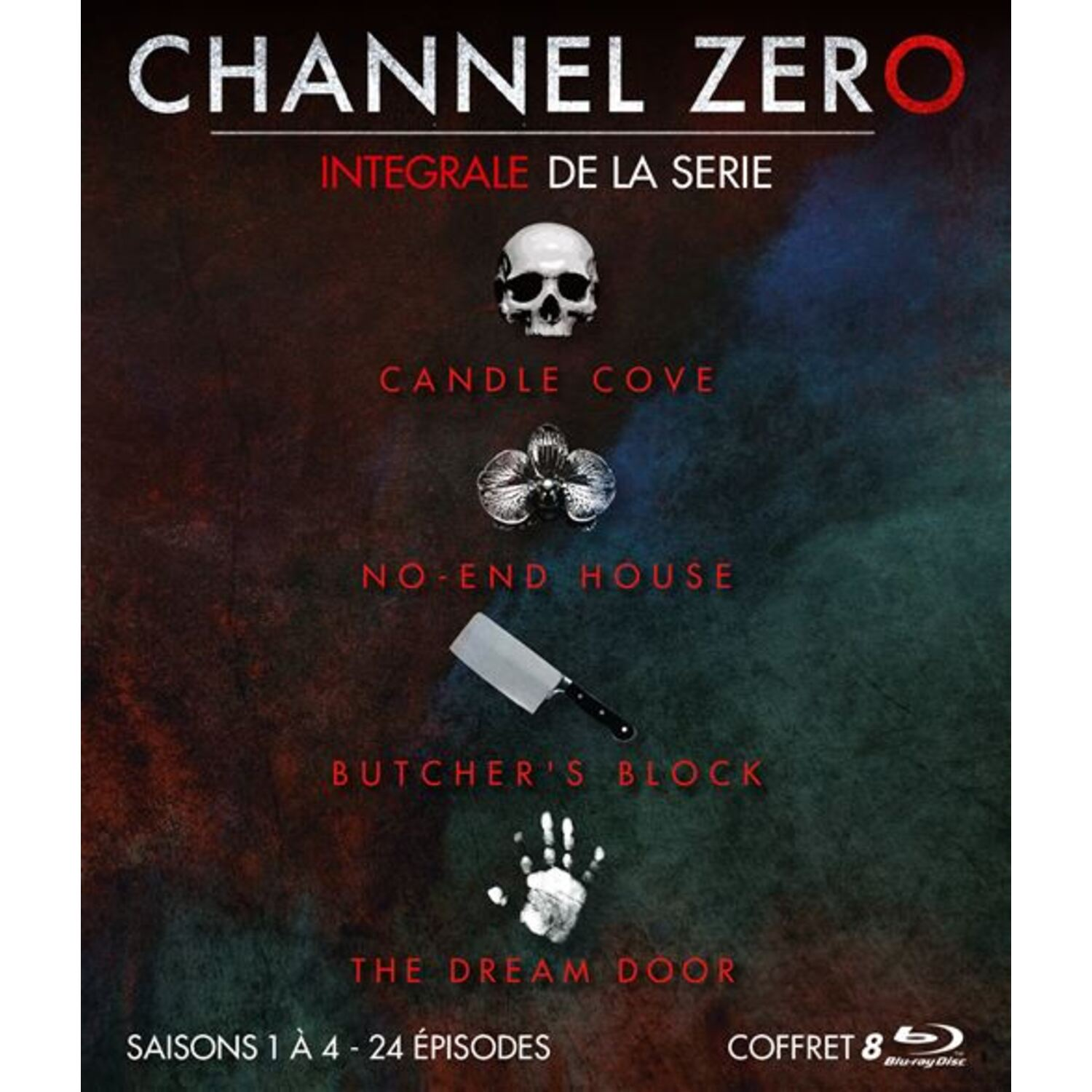 DVD case with Channel Zero titles and imagery.