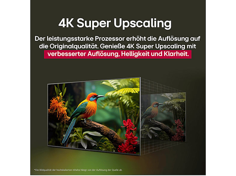 LG Electronics 75nano80A6B (2025) 75 Zoll 4K NanoCell Smart TV; LED TV — Foto 2 von 5