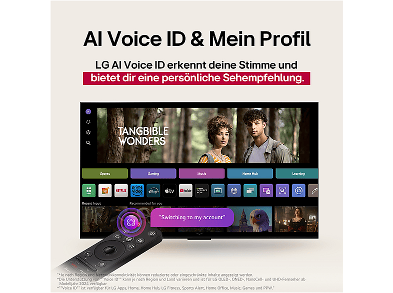 LG Electronics 75nano80A6B (2025) 75 Zoll 4K NanoCell Smart TV; LED TV — Foto 5 von 5