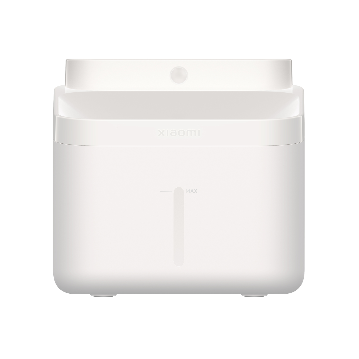 White Xiaomi water dispenser with a simple design and a max water level indicator.