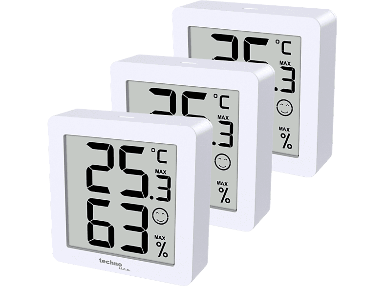 TECHNOLINE WS 9425 3er Set Thermometer-Hygrometer