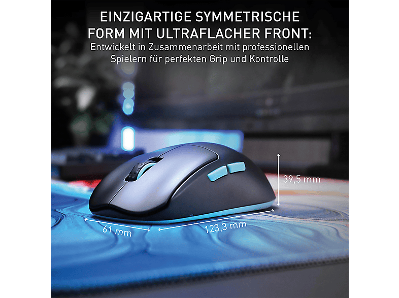 Thumbnail - CHERRY M68 Wireless Maus, Schwarz