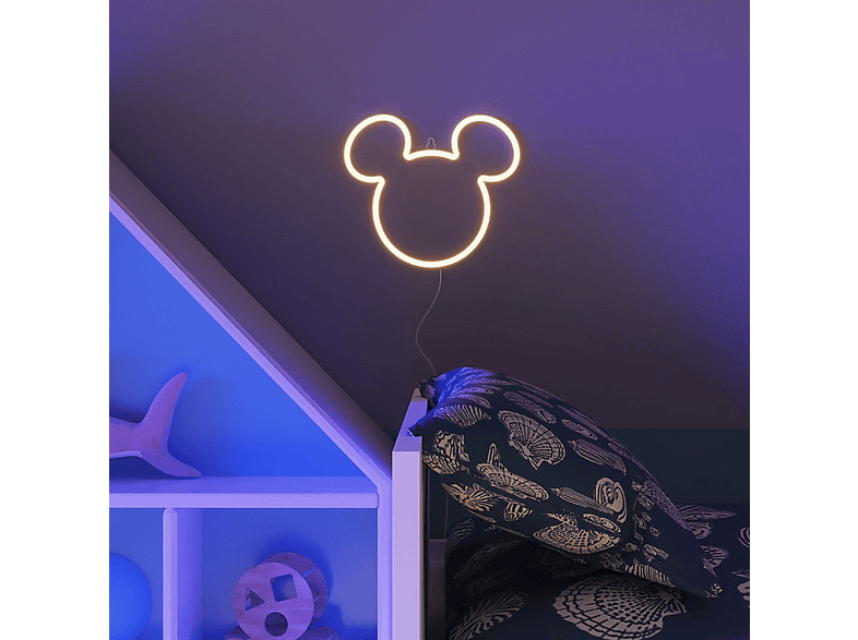 Neon YELLOWPOP Disney Mickey Ears Biały – zdjęcie 3