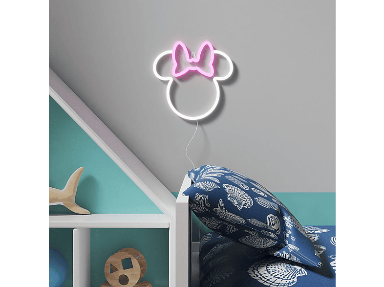 Neon YELLOWPOP Disney Minnie Ears Biało-różowy – zdjęcie 2