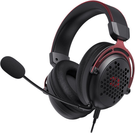 REDRAGON Diomedes 7.1 vezetékes fejhallgató mikrofonnal, USB, PC, PS3/4, XBOX, fekete (H386)