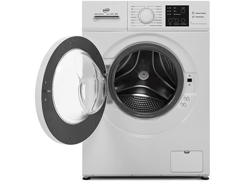 Daya Dsw71225M18-A Lavatrice, Caricamento frontale, 7 kg, 44 cm, Classe A