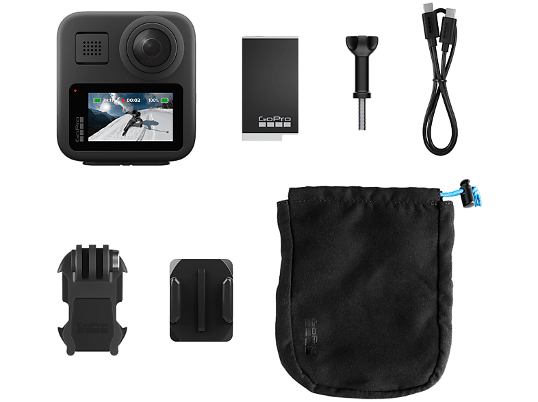 Kamera sportowa GOPRO MAX 360, 5.6K 30 FPS, Wi-Fi, Bluetooth – zdjęcie 2