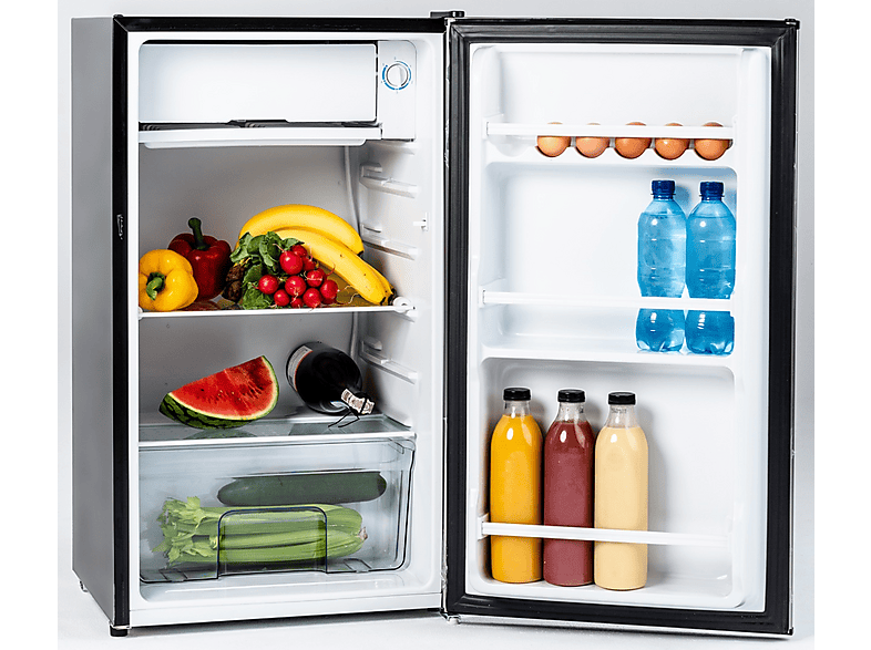 Chłodziarko-zamrażarka RAVANSON LKK-90ES 83cm Srebrno-czarny – zdjęcie 2