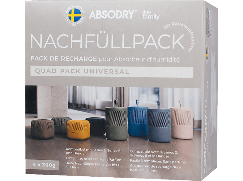 Everbrent EB205-DFB3-E8 Nachfüllpack für Duo Family 4x300 g