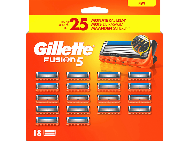 Gillette Fusion5 Systemklingen 18er; Ersatzklingen