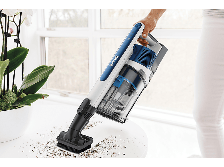 Shark IZ380EU PowerPro mit Anti Hair Wrap & FloorDetect Stielsauger (0,7 l, Akkulaufzeit: 50 min, Navyblau/Metallic) — Foto 5 von 5