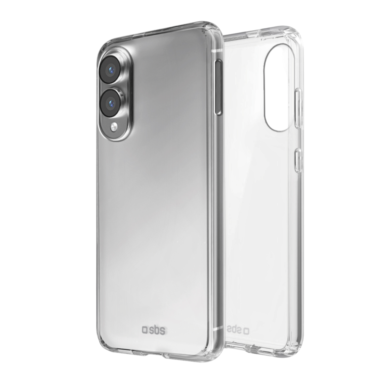 SBS MOBILE Skinny Telefoonhoesje voor Samsung Galaxy S25 Edge Transparent afbeelding