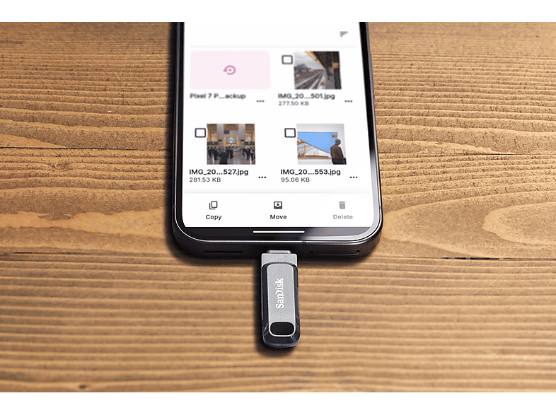Thumbnail - SANDISK Ultra® Dual Drive Go USB Type-C™ USB-Stick, 64 GB, 300 MB/s, Dunkelgrau