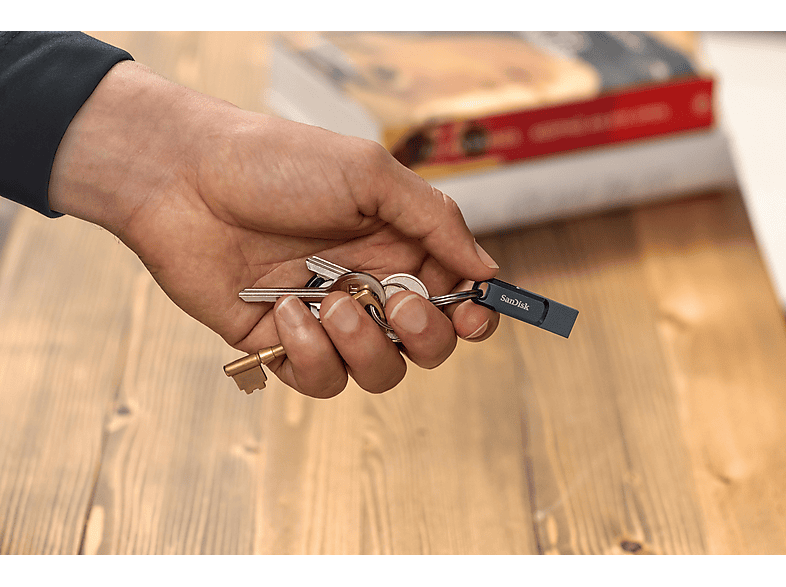 Thumbnail - SANDISK Ultra® Dual Drive Go USB Type-C™ USB-Stick, 256 GB, 400 MB/s, Dunkelgrau
