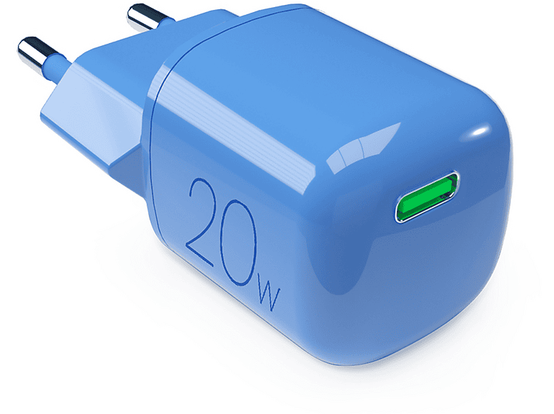 CARICABATTERIA PURO MiniPro GaN 20W USB-C da 20W, Blu