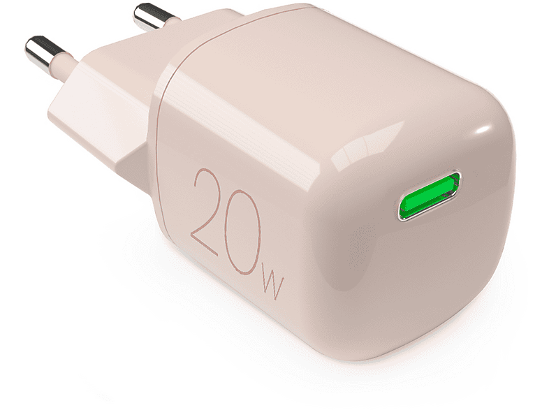 Caricabatteria Puro MiniPro GaN 20W Usb-C da 20W, Beige
