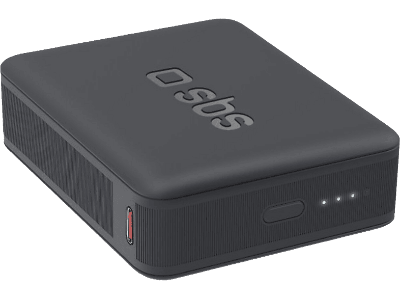 Sbs Powerbank 1xusb-a & 1xusb-c 10000mah 20w Compact Black