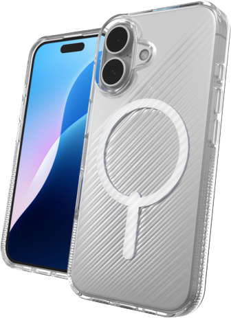 ZAGG Cases Luxe Snap telefon tok, iPhone16, átlátszó (702315010)