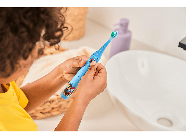 happybrush happybrush ECO VIBE kids Paw Patrol Rotierende Zahnbürste + 3 Aufsteckbürsten Blau — Foto 4 von 5