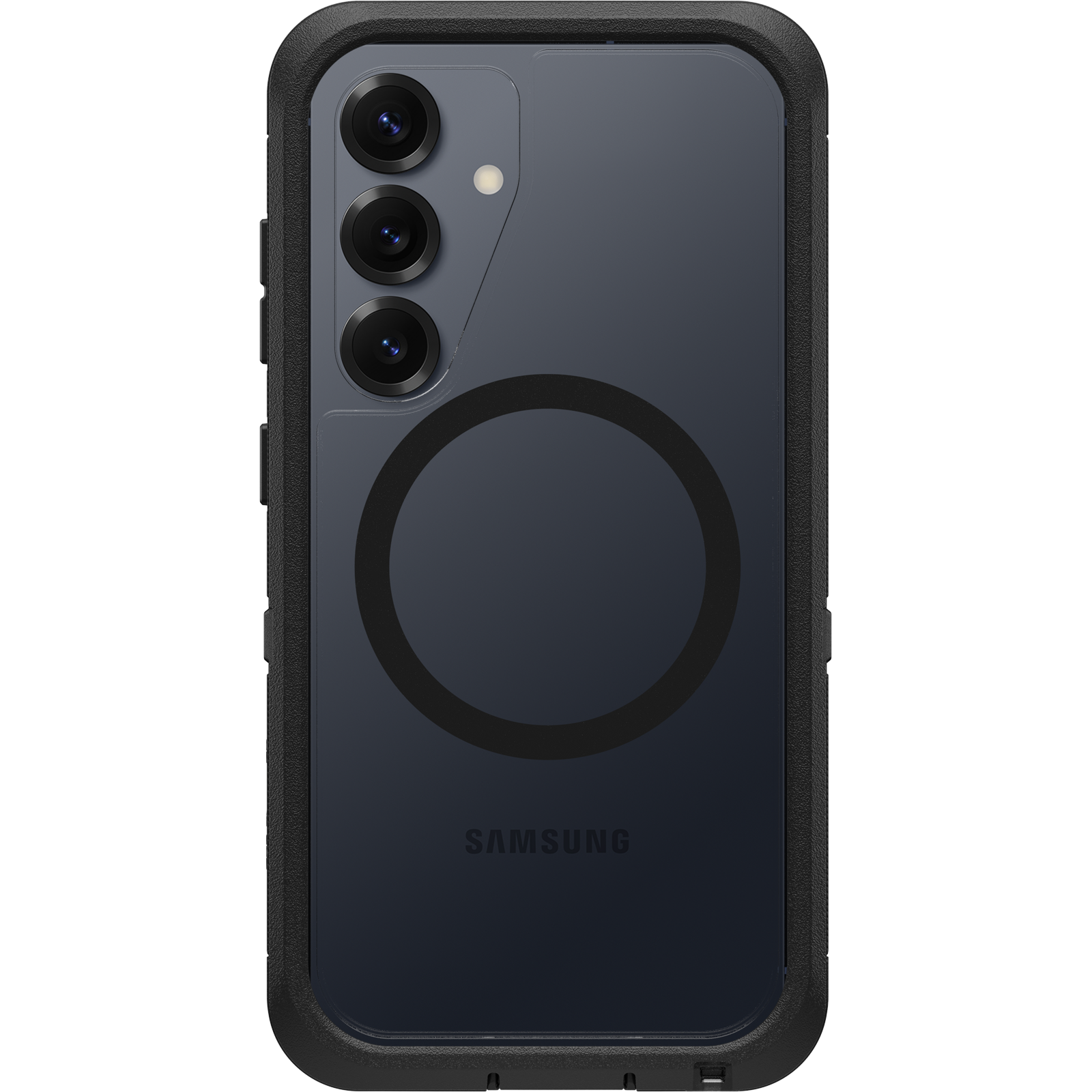 OTTERBOX Defender XT Samsung Galaxy S25 tok mágnessel, átlátszó/fekete (77-97580)