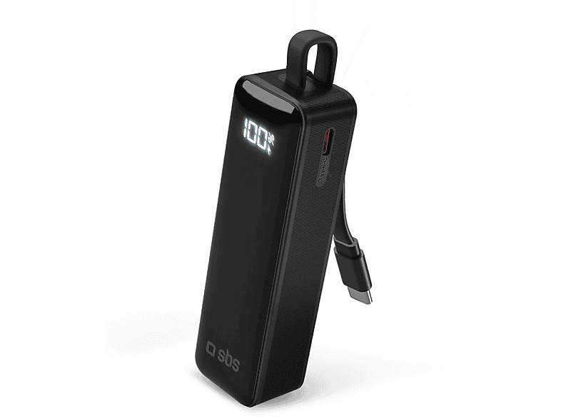 Power Bank SBS 5.000mAH Cavo integrato