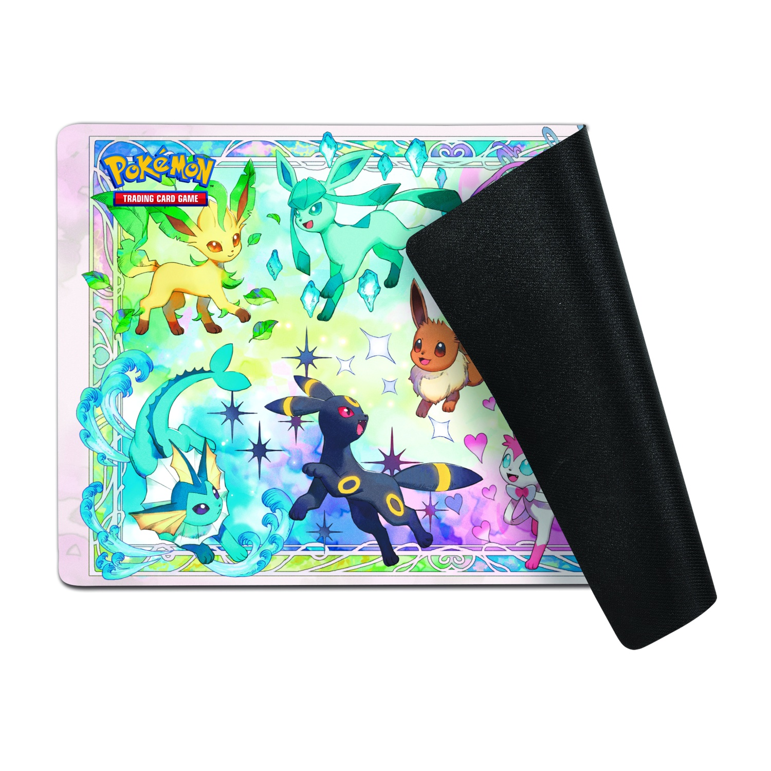 Tappetino per mouse Pokémon con Eevee, Vaporeon, Umbreon, Leafeon, Glaceon, Sylveon.