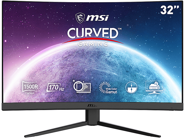 MSI G32C4 E2 Monitor, 31,5", Full-HD, 1920 x 1080 Pixel