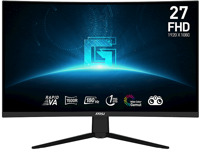 MSI G27C3F Monitor, 27", Full-HD, 1920 x 1080 Pixel