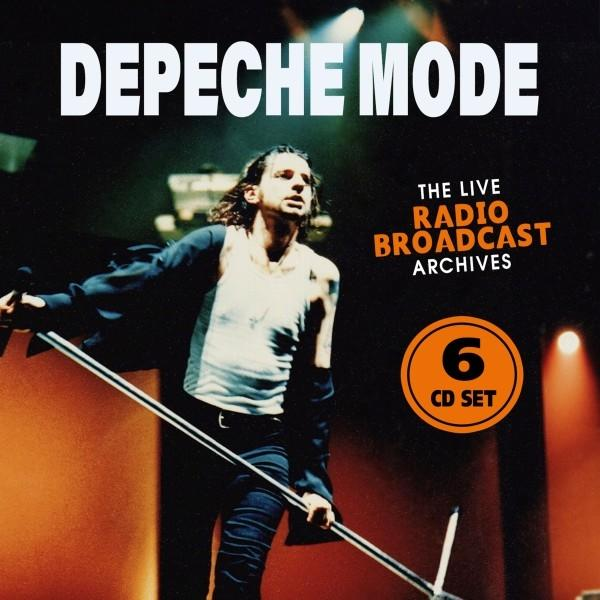 Depeche Mode album borító élő előadás képével és szöveggel.