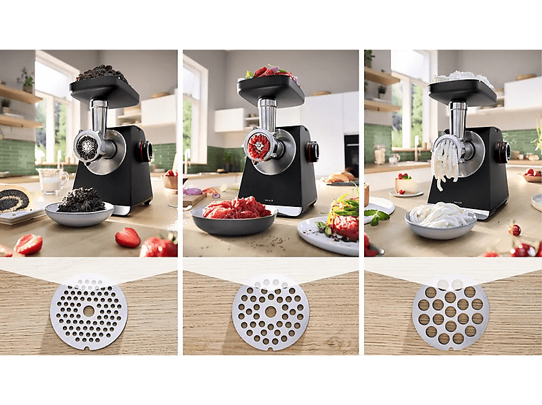 Maszynka do mięsa BOSCH MFWS640B Serie 6 MultiPower 2100 W Czarny – zdjęcie 2