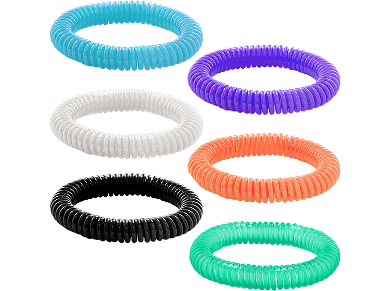 Pulsera antimosquitos - CMP Paris CMPBJ1591, Citronela, Protección durante 15 dias, Color aleatorio