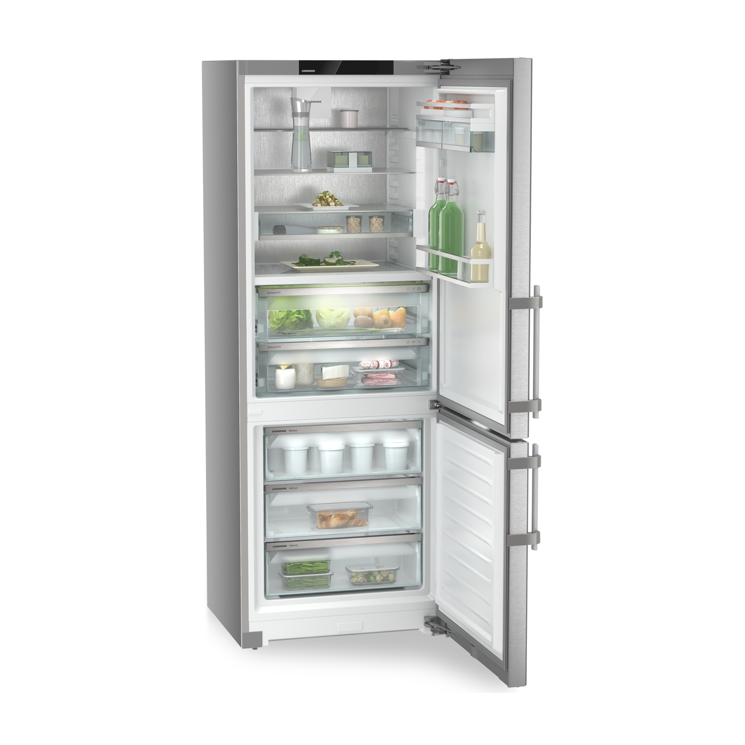 LIEBHERR - Frigorifero side by side XRFSF 5245-20 Classe E-SteelFinish / Silver