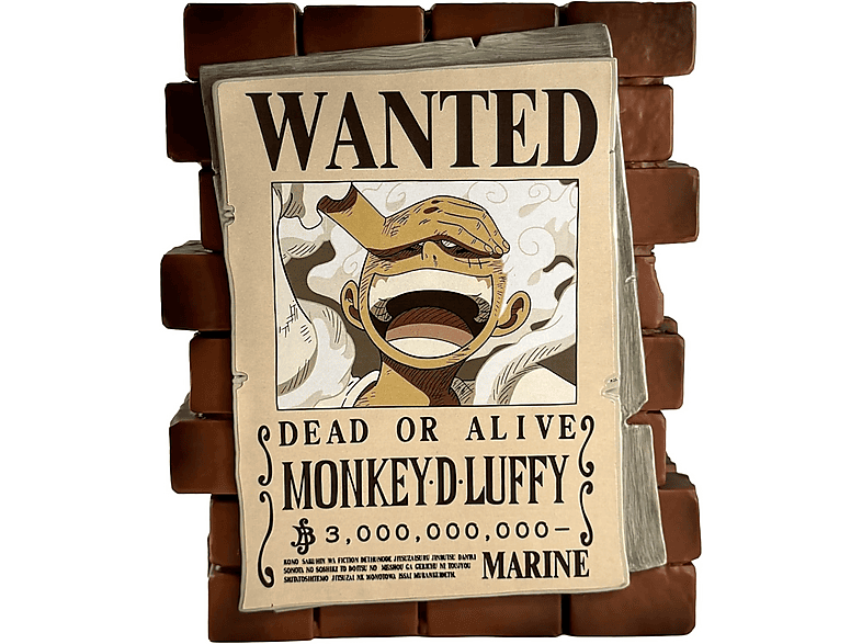 Thumbnail - PLASTOY 080275 Affiche Wanted Luffy Spardose