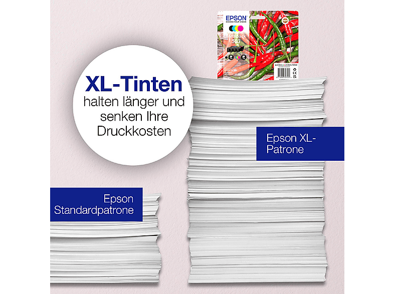 EPSON Chili, 503 Tintenpatrone Magenta (C13T09Q34010)