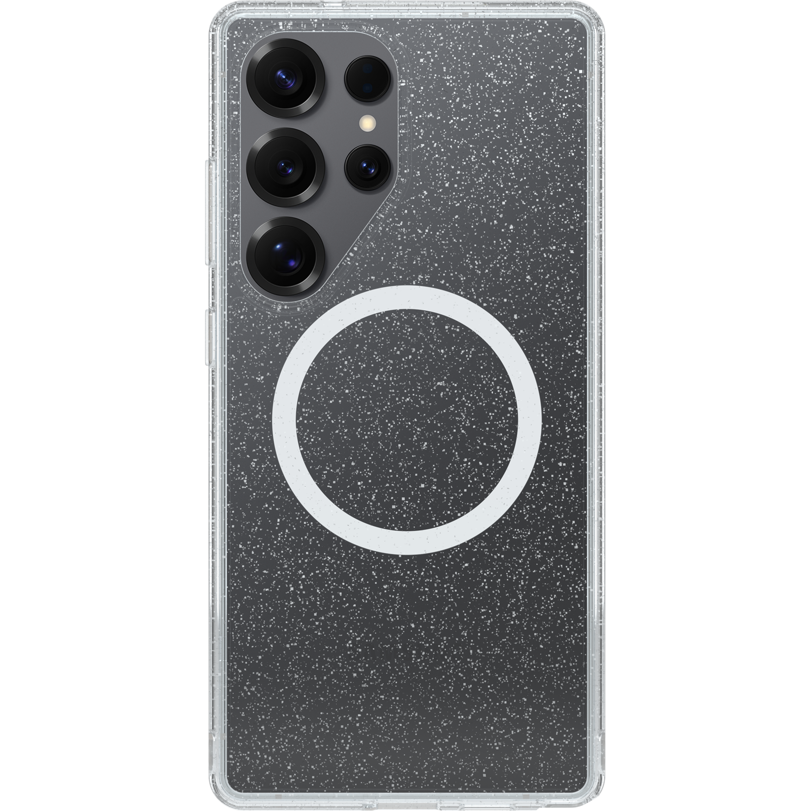 OTTERBOX Symmetry Samsung Galaxy S25 Ultra tok mágnessel, átlátszó/csillámpor (77-97524)