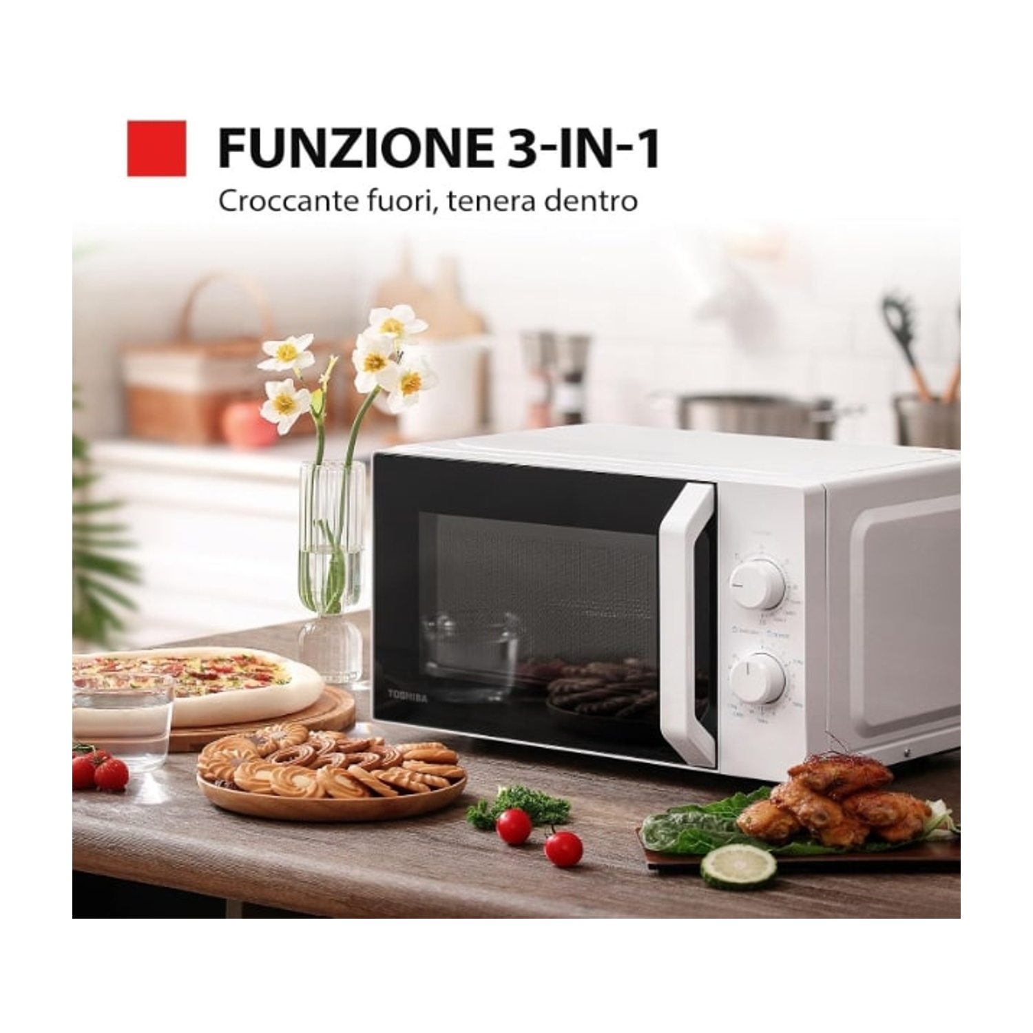 Sharp Home Appliances R-200WW Countertop 20L 800W White microwave - microwaves (Countertop, 20 L, 800 W, Rotary, White, Button