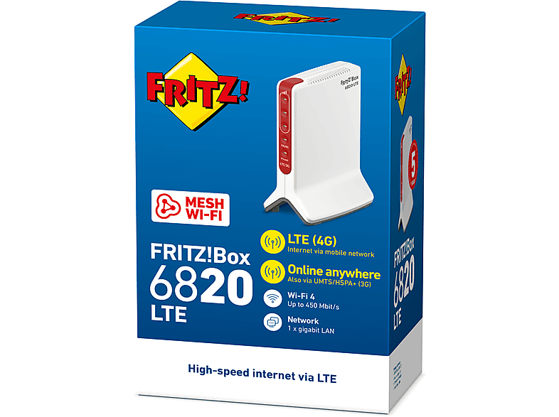 AVM WLAN Router FRITZ!Box 6820 LTE International V3; WLAN Modem — Foto 2 von 3