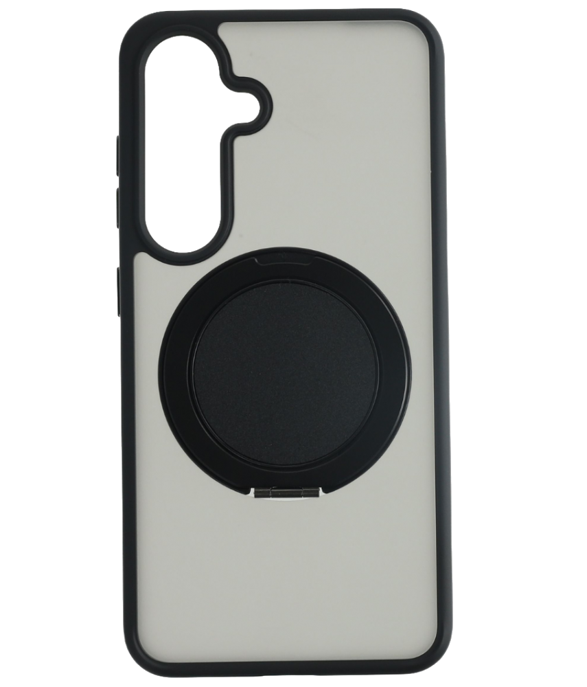 CASE AND PRO Samsung Galaxy S25+ mágneses 360° forgatható tok, fekete (MAGRO-S25P-BK)