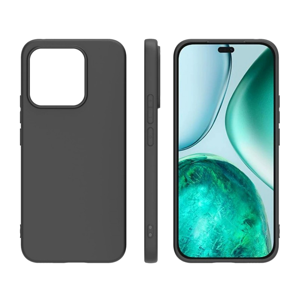 CASE AND PRO Premium szilikon tok Honor X8c, fekete (PREM-HONORX8C-BK)