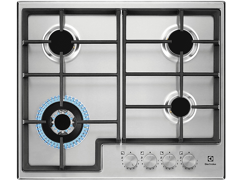 Piano Cottura Electrolux Egs64362X, 4 zone cottura, 59,5 cm x 51