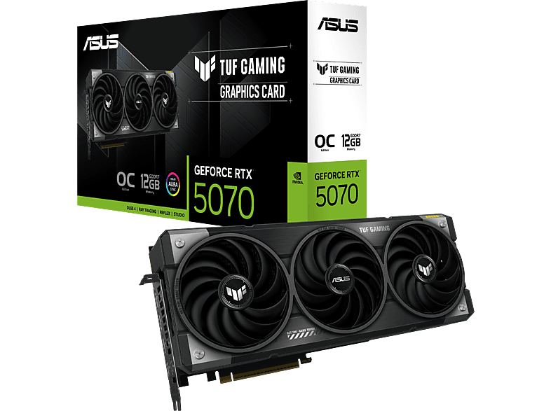 【ほぼ新品】ASUS TUF Gaming GF RTX 5070 OC 12G ASUS TUF Gaming GeForce RTX™ 5070 12GB GDDR7 OC Edition