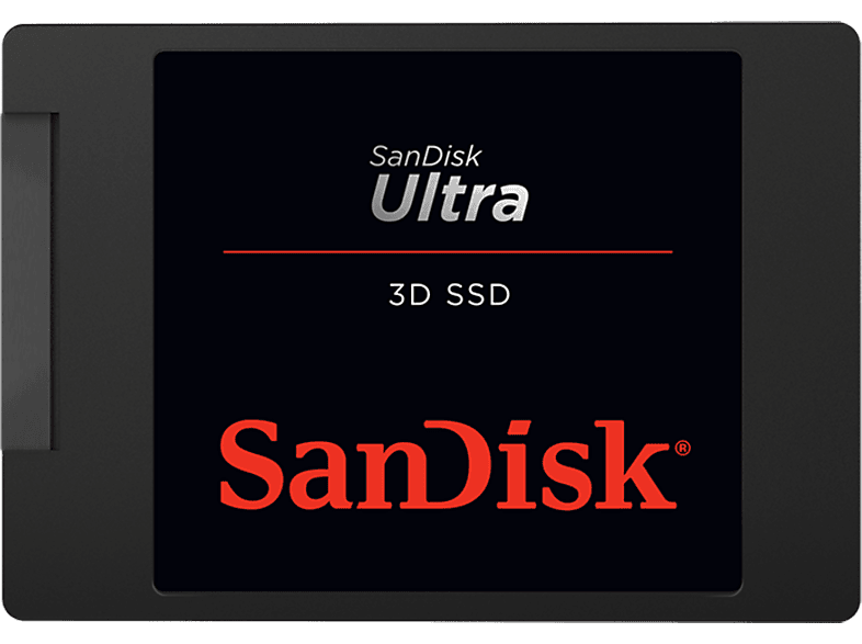 Sandisk Ultra 3D, 2.5, Lectura de hasta 560 MB/s, SATA III, nCaché™ 2.0, Negro