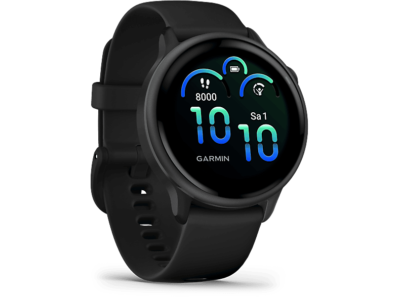 Garmin Smartwatch Vívoactive 6 42mm, Schwarz/Schiefergrau