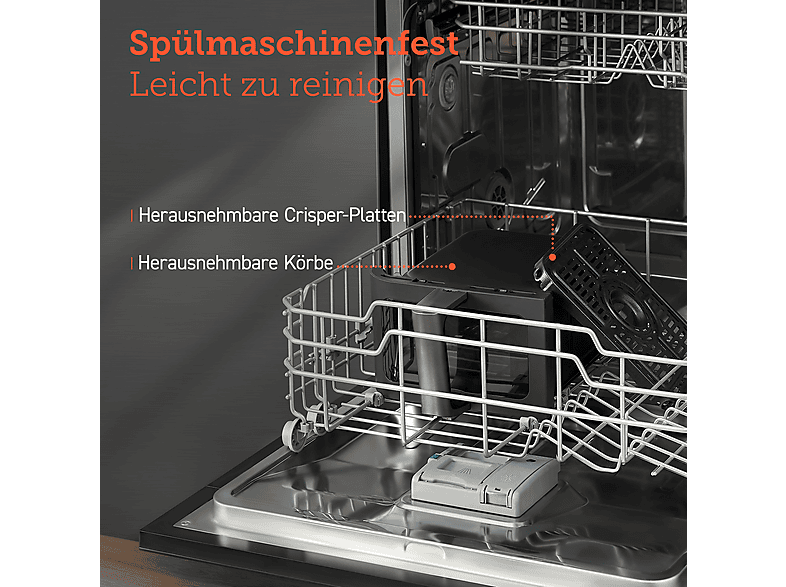 COSORI CAF-R901-AEU Dual Basket Heißluftfriteuse