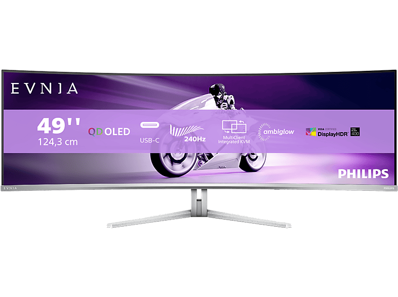 MediaMarkt, Philips 49M2c8900/00 49 Dqhd Gaming Monitor, 0.03 Ms Reaktionszeit, 240 Hz, Gaming & VR, PC Gaming, Gaming Monitore, 49M2C8900/00