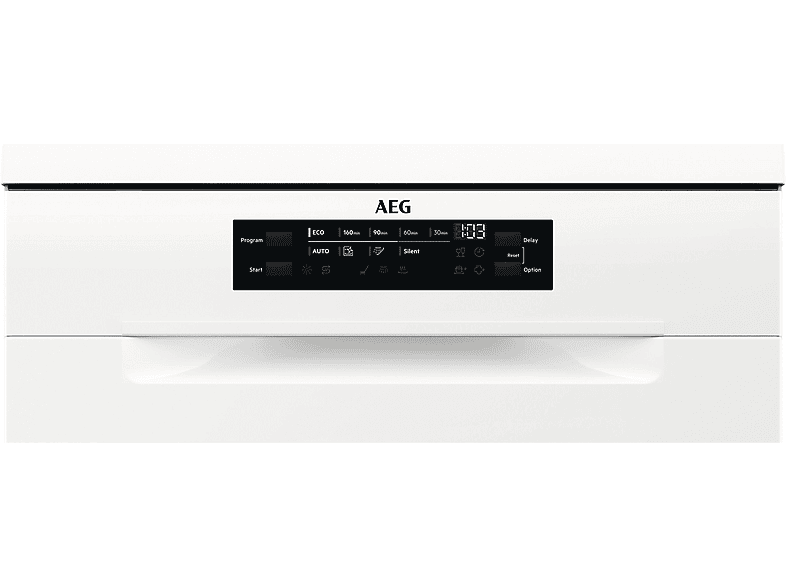 AEG FFB7672APW 5000 Geschirrspüler (Standgerät, 598 mm breit, 44 dB (A), A)