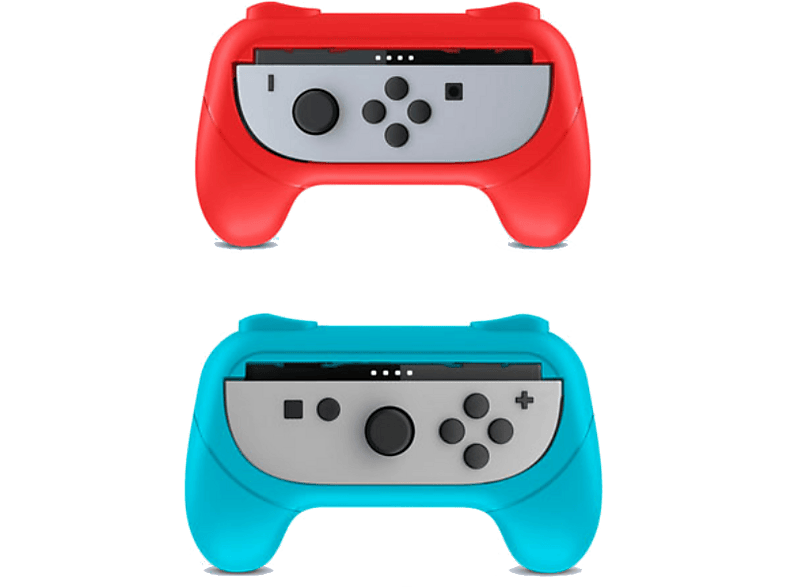 Nacon Joy-con Grip Duo Pack Rot/Blau für Nintendo Switch 2 Lenkrad Aufsatz