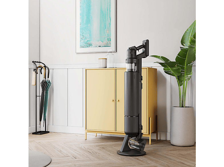 SAMSUNG VS90F40EEK/WD Bespoke AI Jet Ultra Akku+ CompleteClean Stielsauger, Akkubetrieb, 1050 Watt