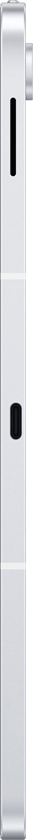 Une poignée de porte blanche avec deux boutons noirs. La poignée est verticale et centrée dans le cadre.