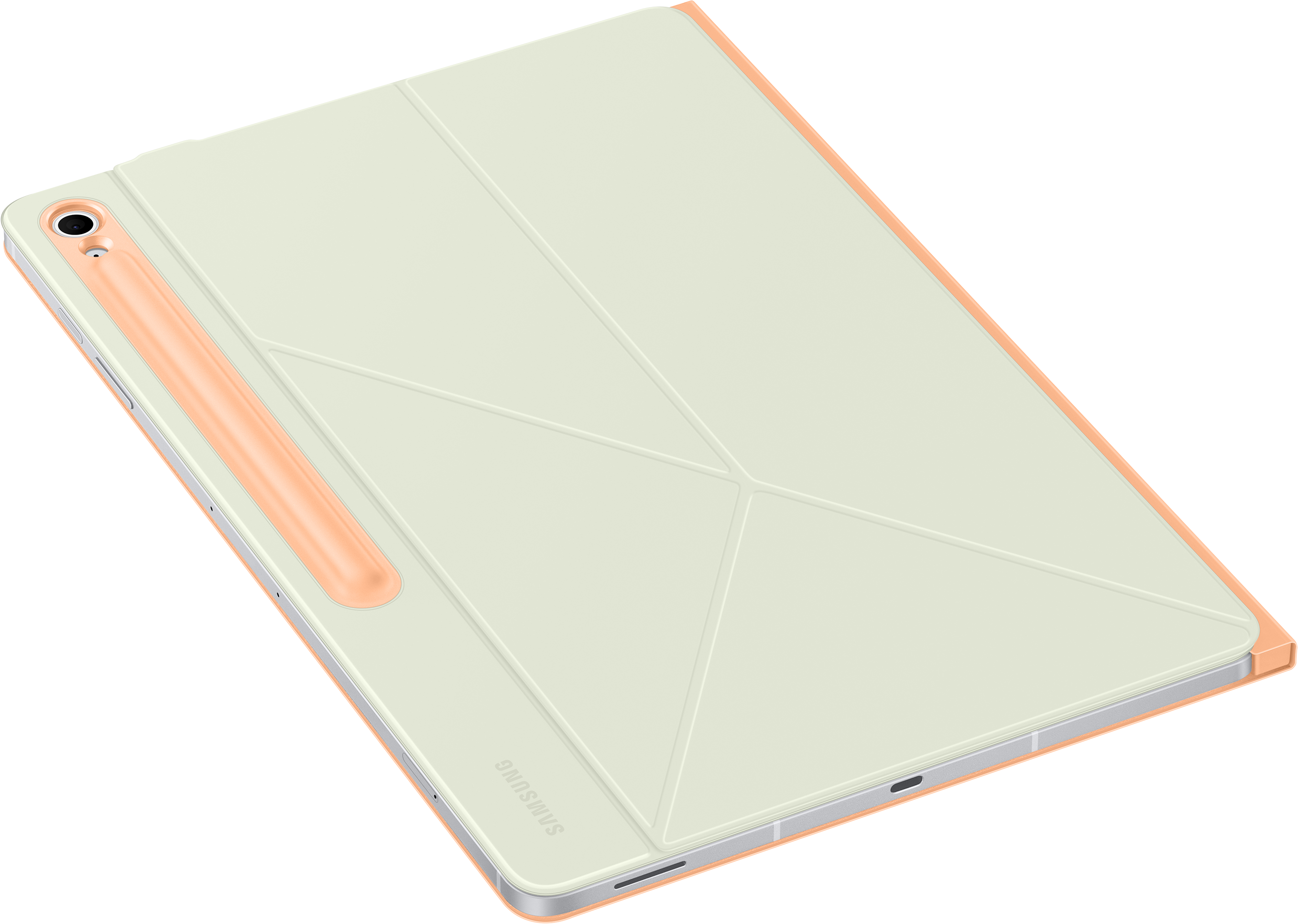 SAMSUNG Smart Book Cover, Bookcover, Samsung, Galaxy Tab S10 FE+, Orange
